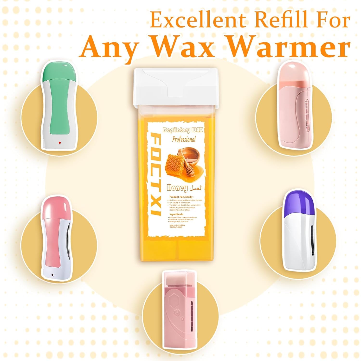 FOCTXI honey wax texture close-up illustrating natural ingredients and grip
