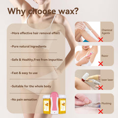 FOCTXI honey soft wax cartridge close-up highlighting smooth texture