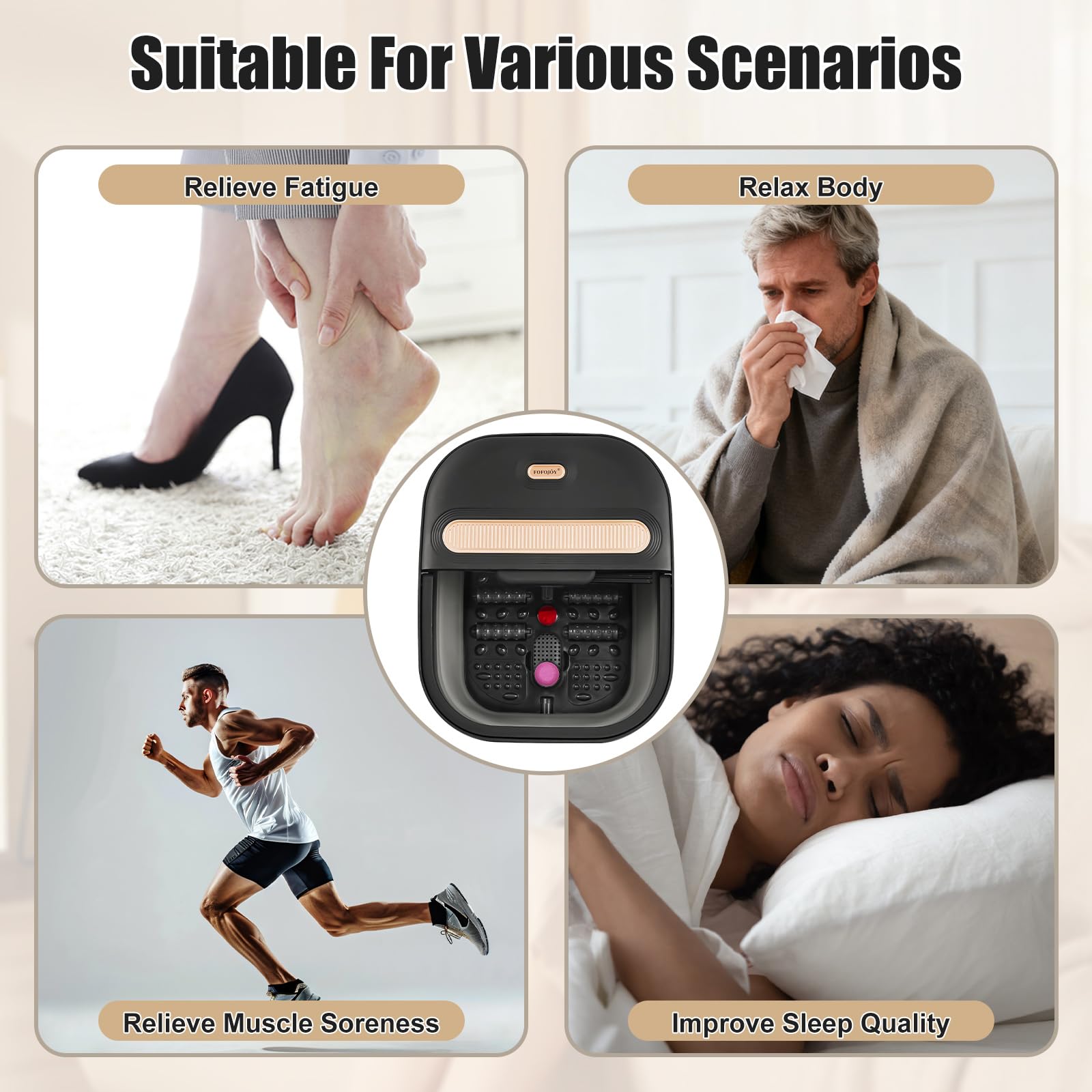 FOFOJÔY remote control enabling hands-free temperature adjustments