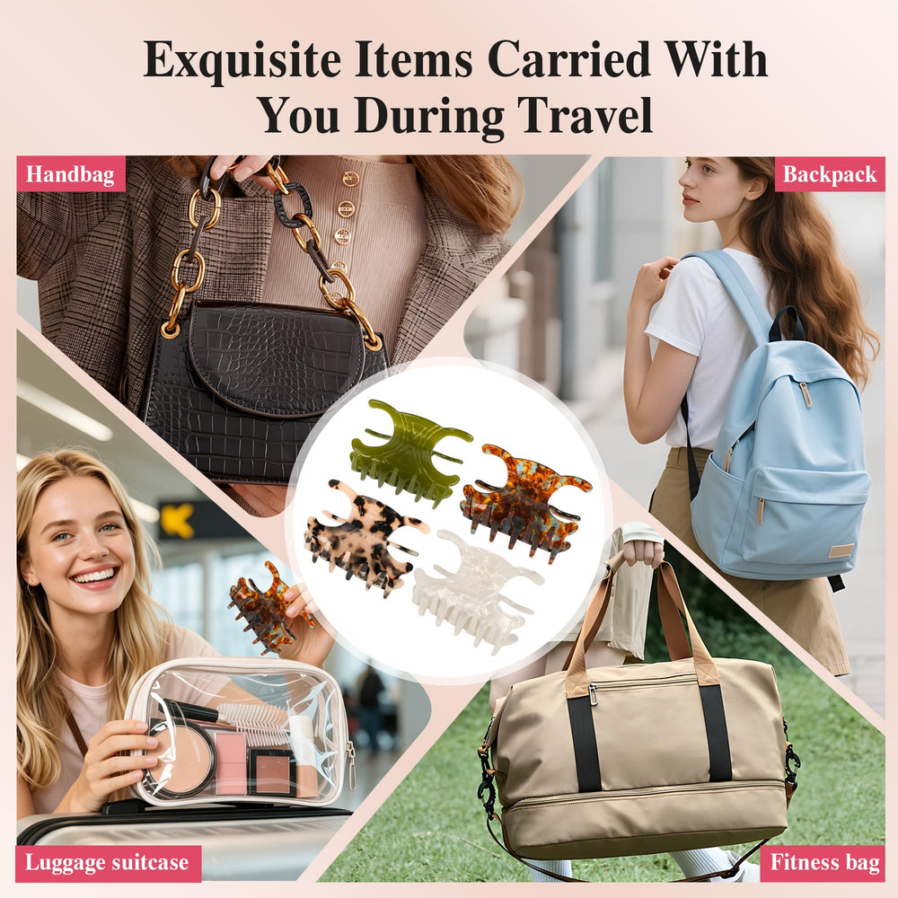 Folklyzo clip securing a half-up hairstyle for comfortable all-day hold