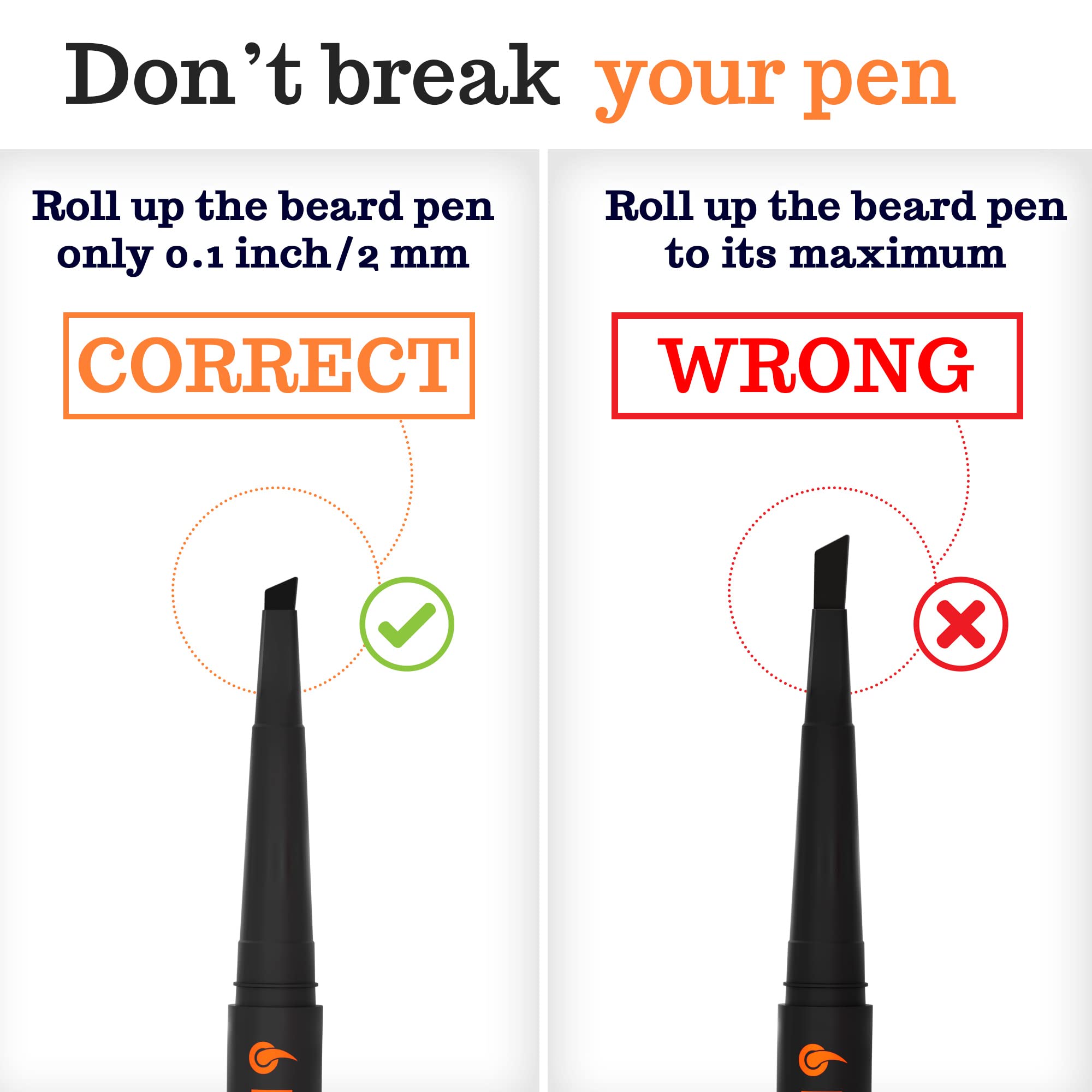 FOLLICLE BOOSTER pen in hand applying strokes for quick, natural coverage