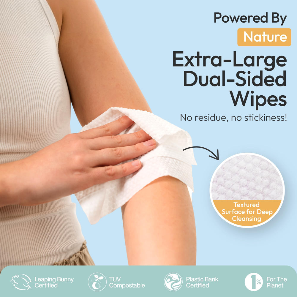 FOMIN wipes inside a gym bag illustrating on-the-go freshness and hygiene