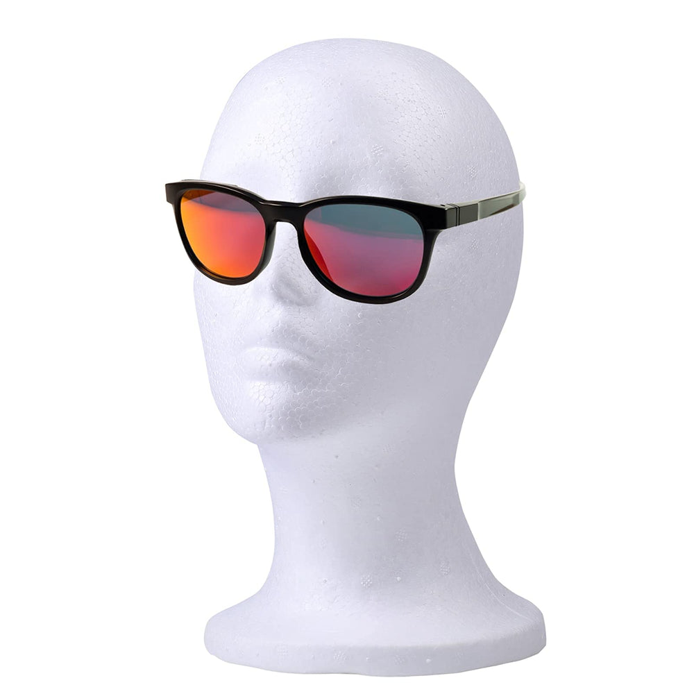 Foraineam foam head wearing wig and hat to show styling and presentation use