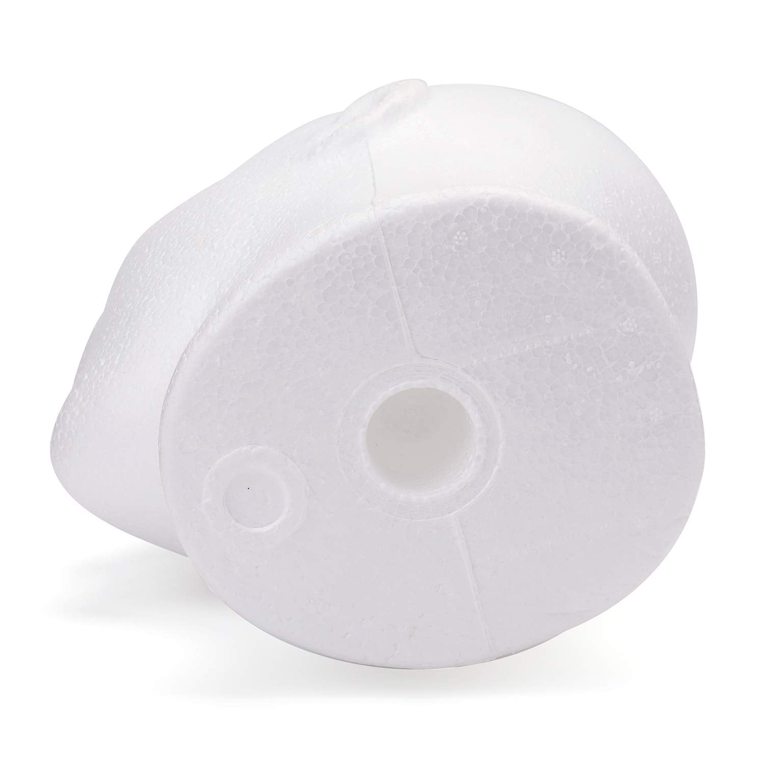 Foraineam head held in hand to show 11-inch size and portable storage benefit