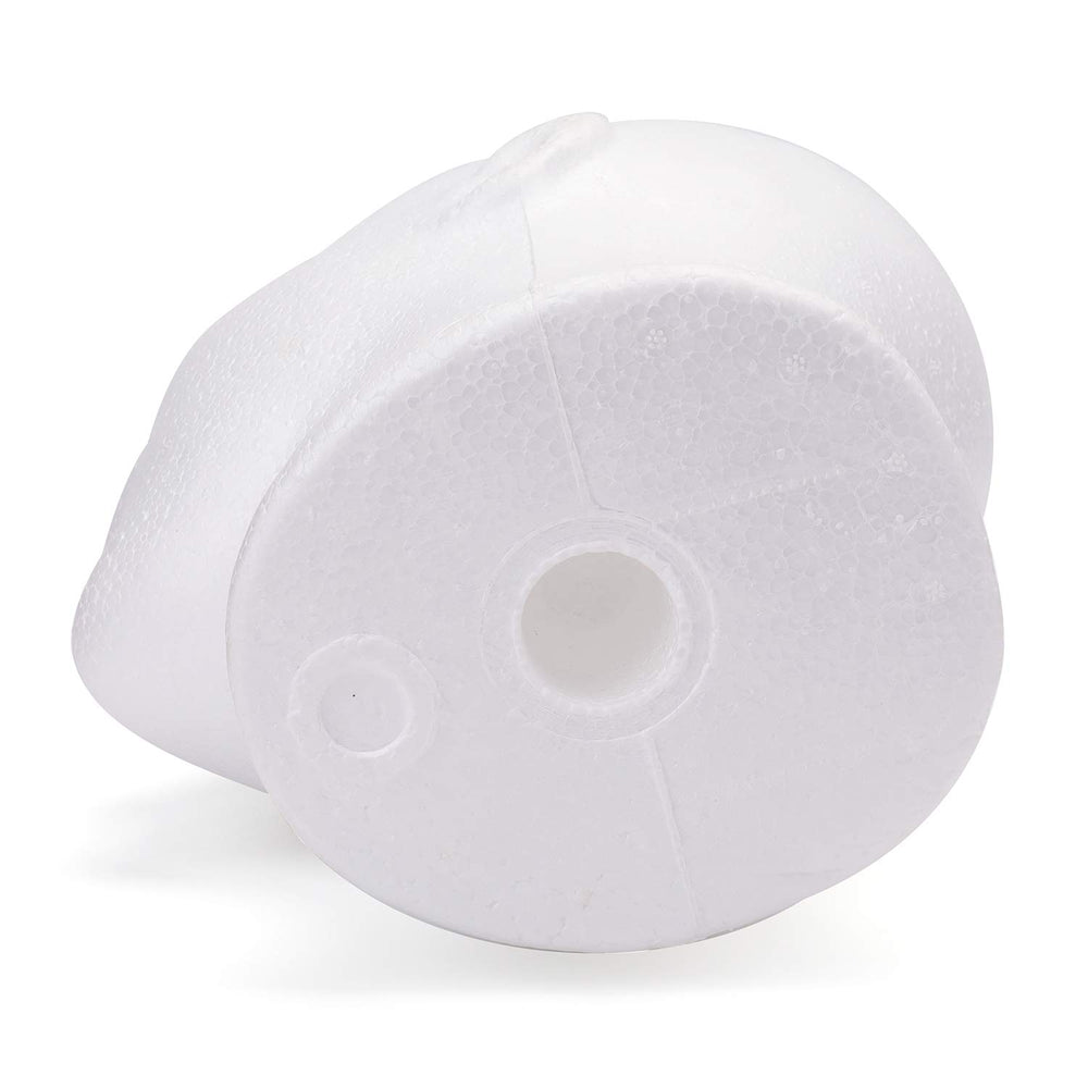 Foraineam head held in hand to show 11-inch size and portable storage benefit