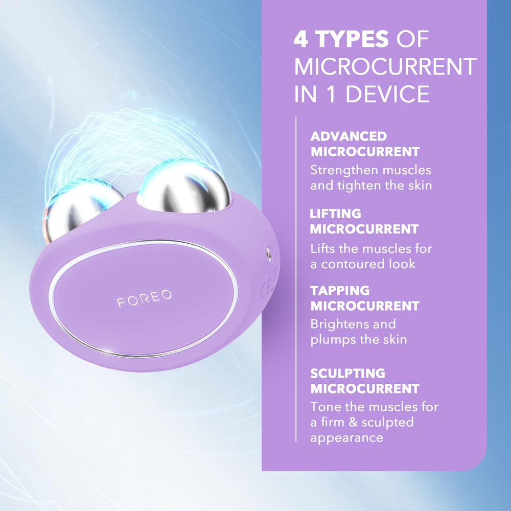 FOREO BEAR 2 textured grip detail offering secure handling and ergonomic control