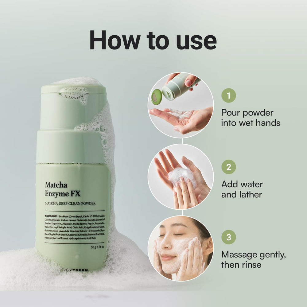 FORETDERM before and after skin texture improvement visual