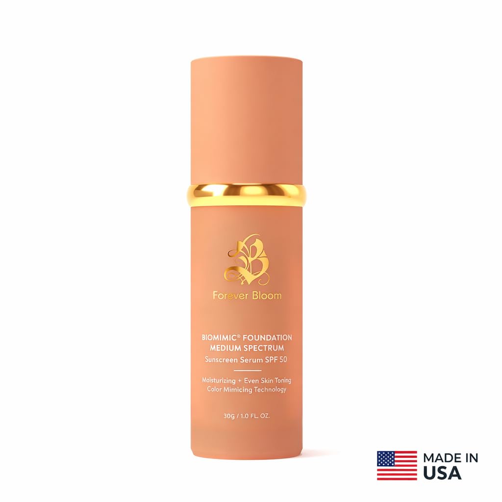 Forever Bloom on model in lifestyle shot showing luminous natural finish benefit
