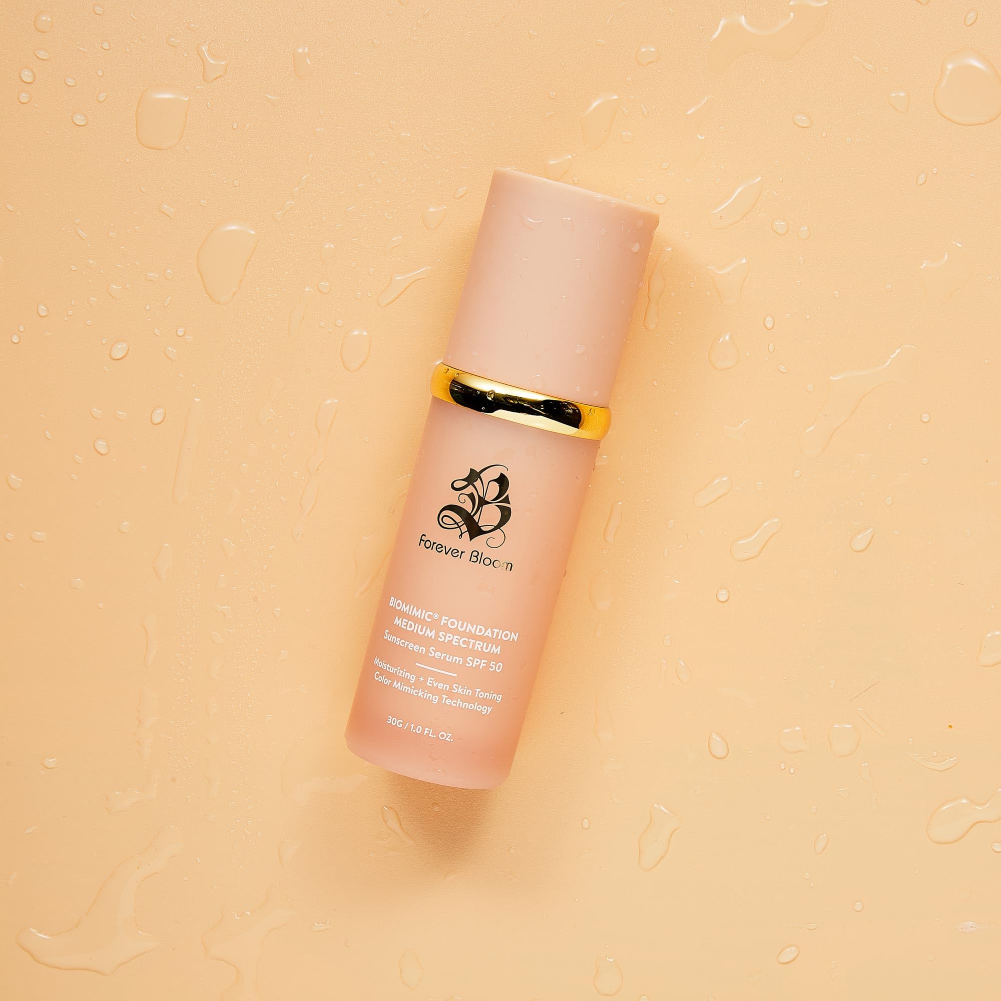 Forever Bloom applied during gym scene showing sweat resistance and lasting wear benefit