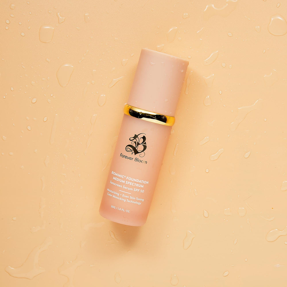Forever Bloom applied during gym scene showing sweat resistance and lasting wear benefit