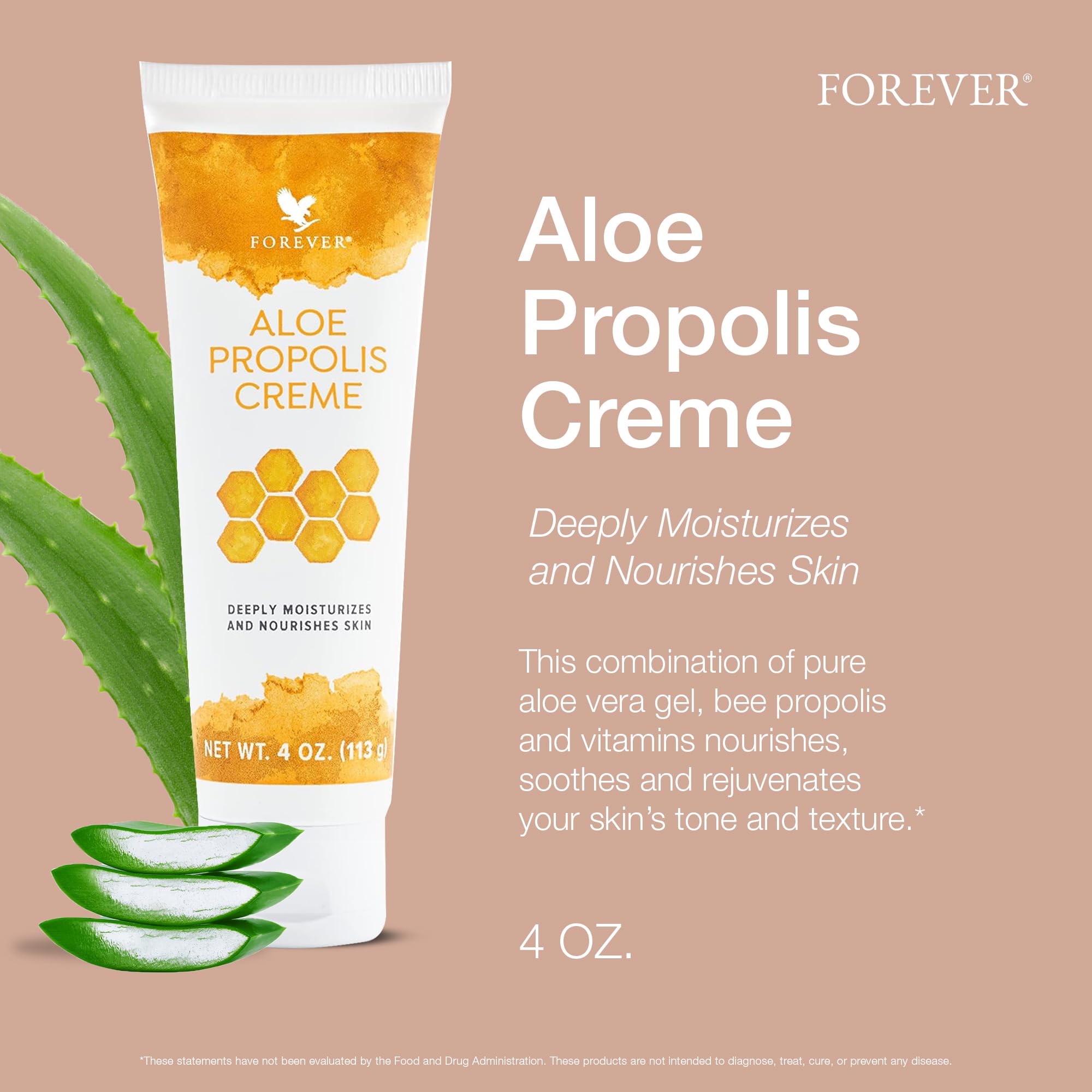 Forever Living close-up of the smooth cream texture for fast absorption benefit