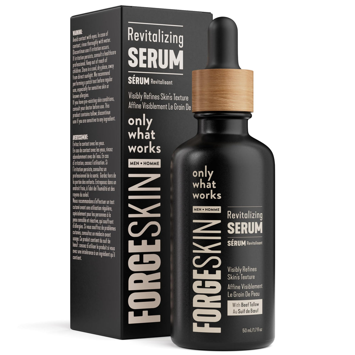 Forge Skin front packaging showing product and branding for clear recognition and benefit