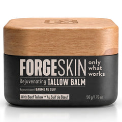 Forge Skin jar front view showing clean packaging and hydration benefit