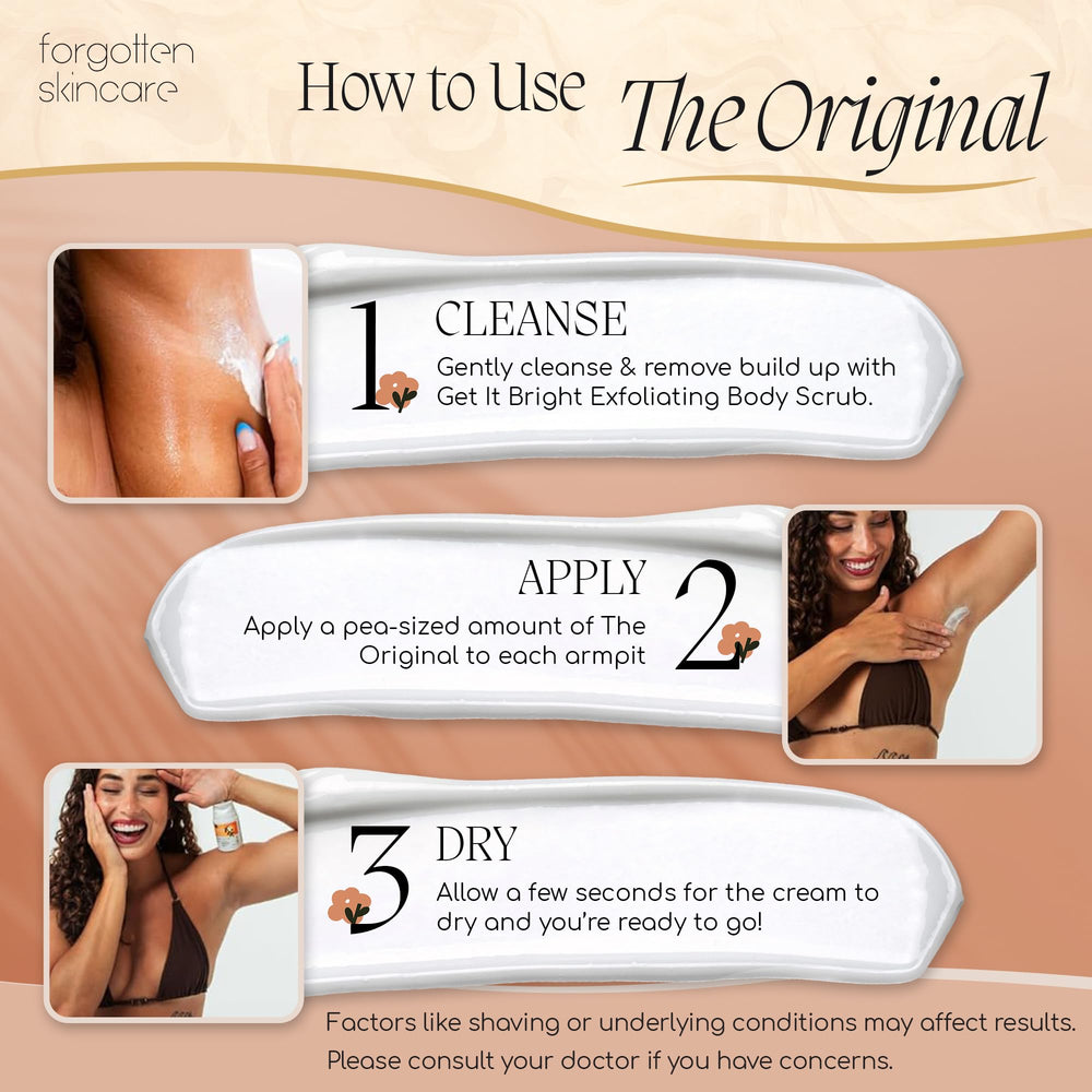 Forgotten Skincare ingredients visual with vitamin C and bearberry conveying antioxidant benefit