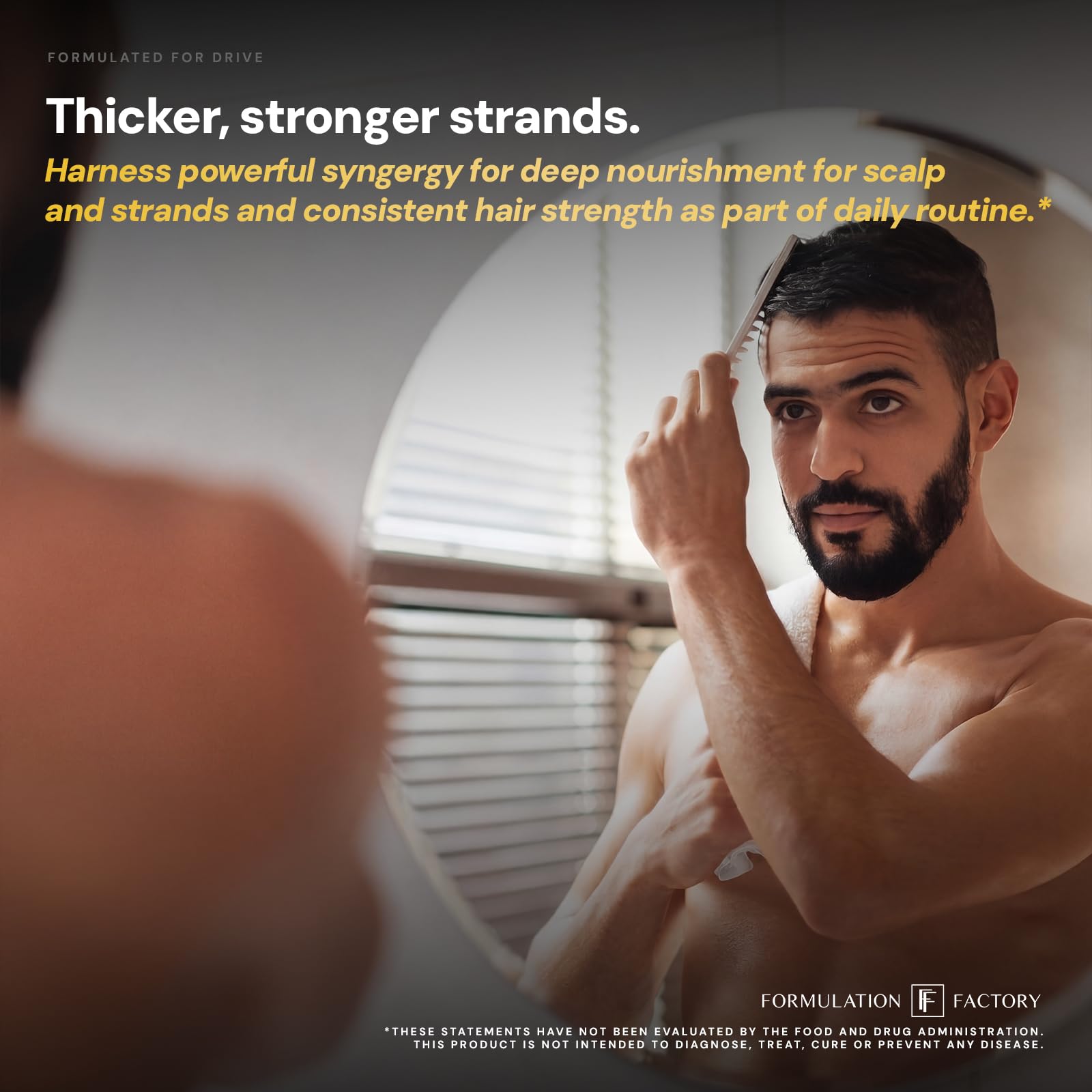 Formulation Factory collagen peptides visual showing strength-building benefit