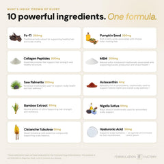 Formulation Factory clear label close-up showing ingredient transparency
