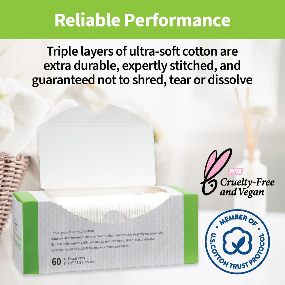 ForPro stacked pads showing large 360 count for long-lasting supply