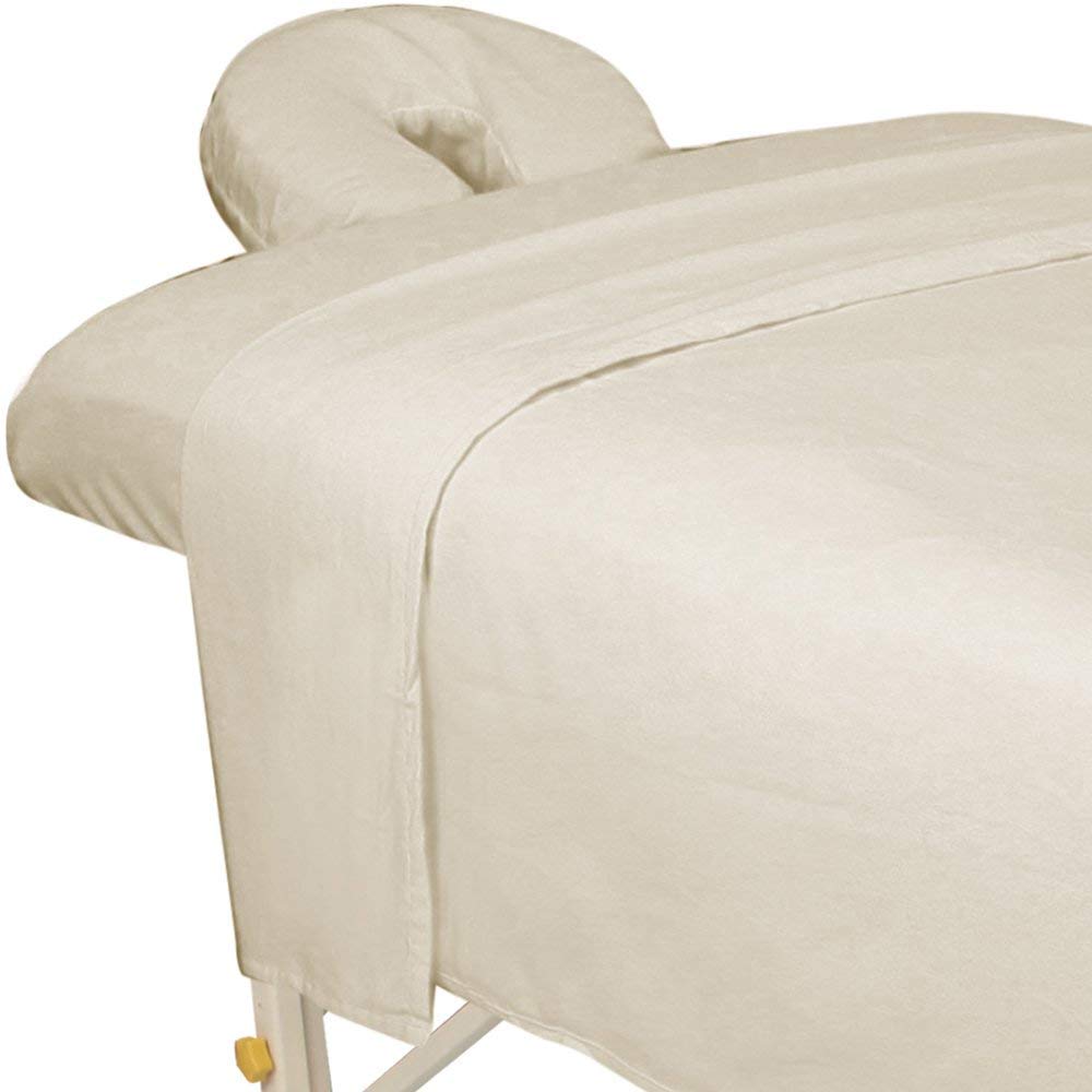 ForPro front view of natural flannel set showing contents and quality