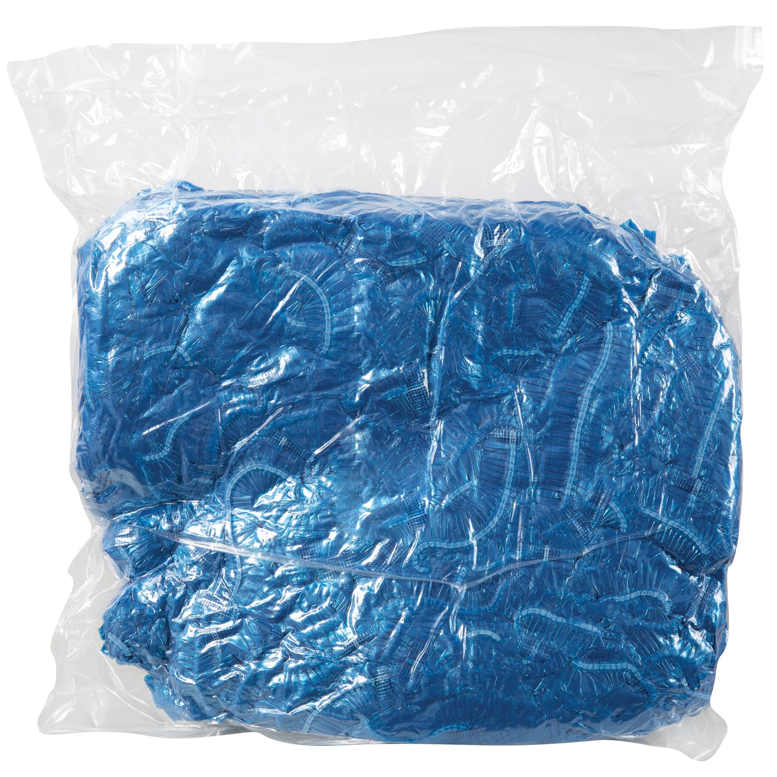 ForPro single blue pedicure liner laid flat showing full surface area