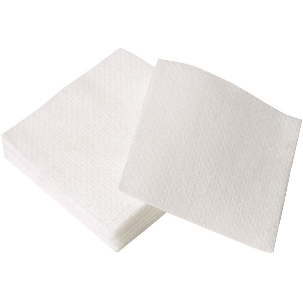 ForPro wipe in use removing wax residue demonstrating lint-free cleanup