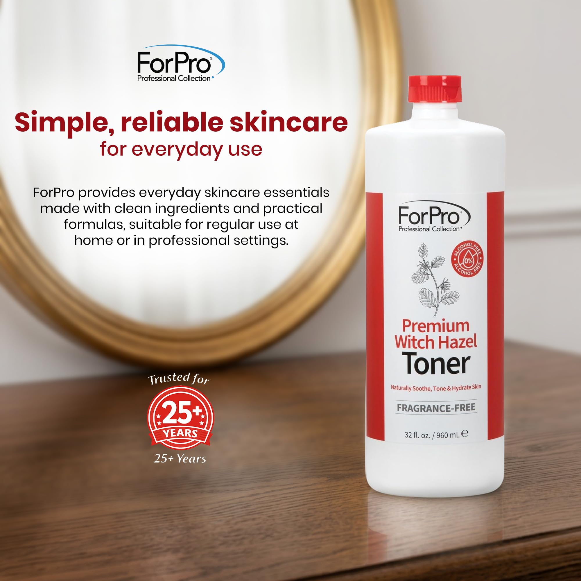 ForPro bottle on a salon backbar to show professional use