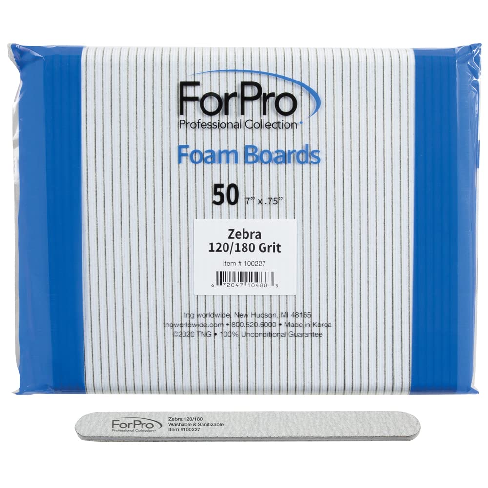 ForPro zebra front packaging showing 50-count and dual-grit benefit