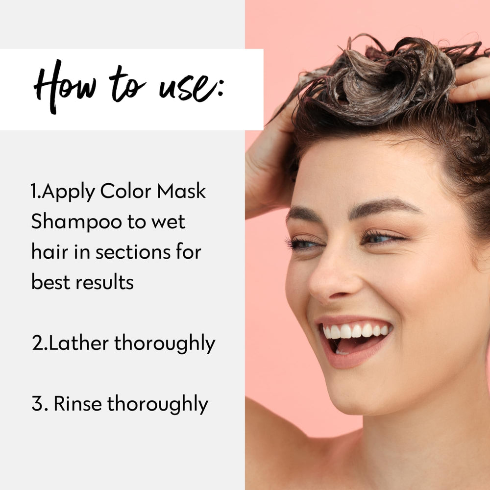 FOUR REASONS after shampoo brunette hair with enhanced chocolate shine and visible dimension