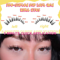 Fowendia close-up of ultra-thin 0.3mm black band for seamless eyeliner blend