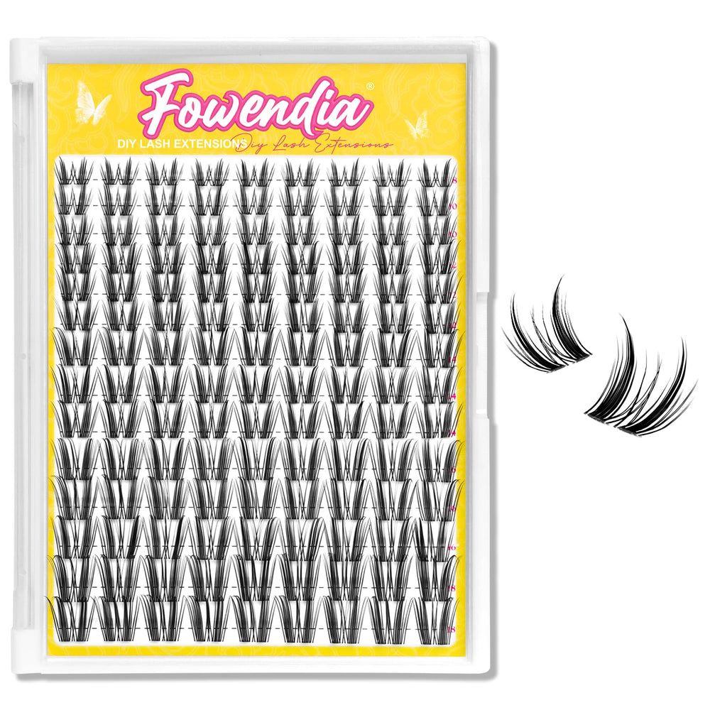 Fowendia front packaging showing elegant lashes and product name for instant volume
