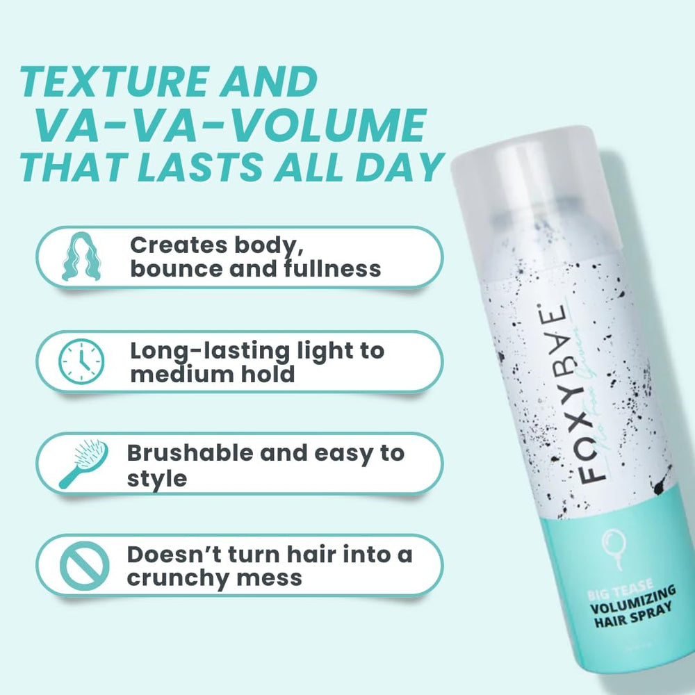 FoxyBae label detail highlighting biotin and sulfate-free benefits