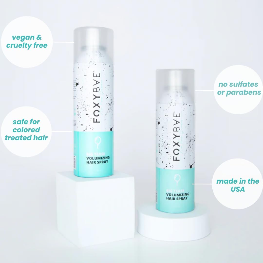 FoxyBae travel-size bottle in a handbag for on-the-go styling