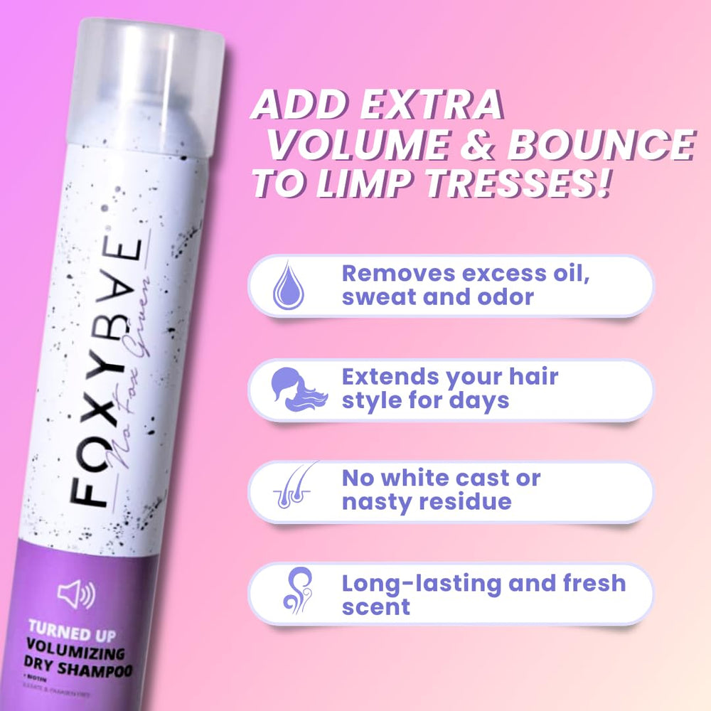 FoxyBae close-up of label emphasizing biotin and clean-ingredient benefits