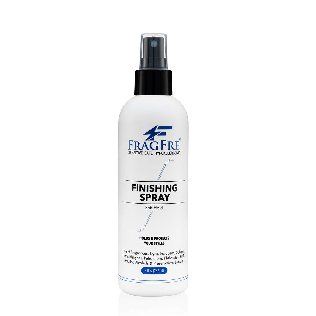FRAGFRE front packaging showing bottle and text, highlighting gentle formula benefits