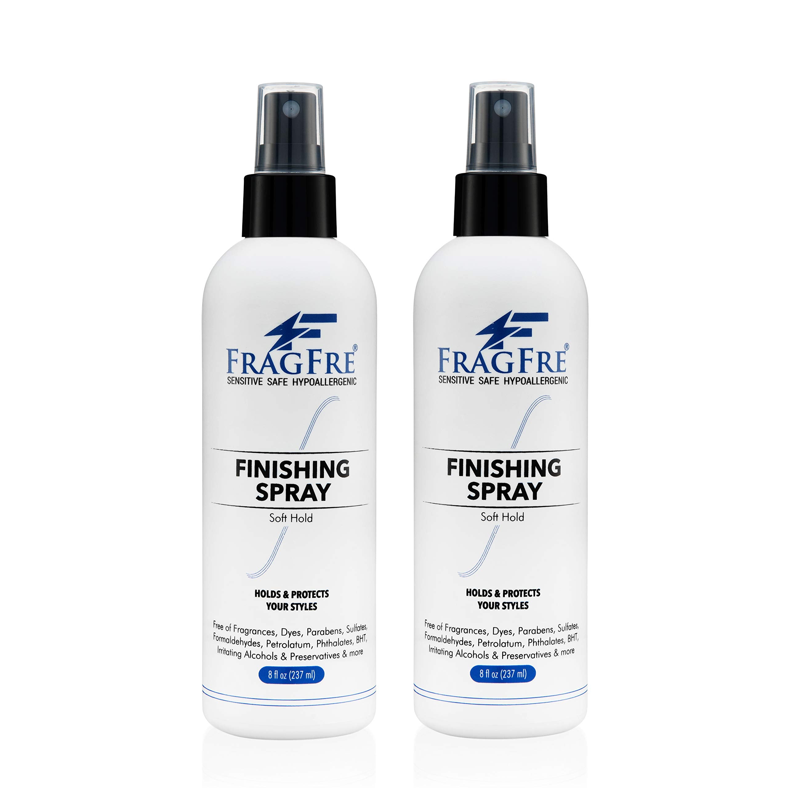 FRAGFRE hair finished in lifestyle scene showing natural movement and humidity resistance