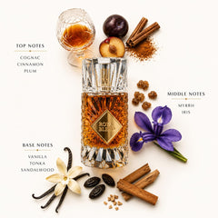 Fragrance World close-up of bottle glass highlighting premium finish and texture