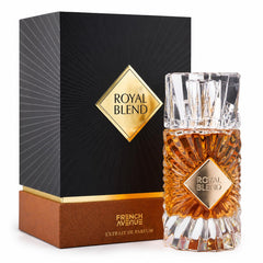 Fragrance World Royal Blend front bottle shows elegant packaging and confident presence