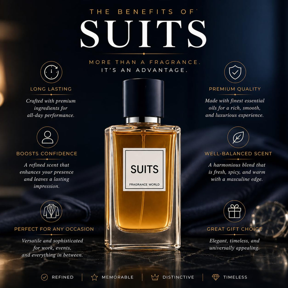 Fragrance World bottle held in hand showing 100ml scale and travel-ready convenience benefit