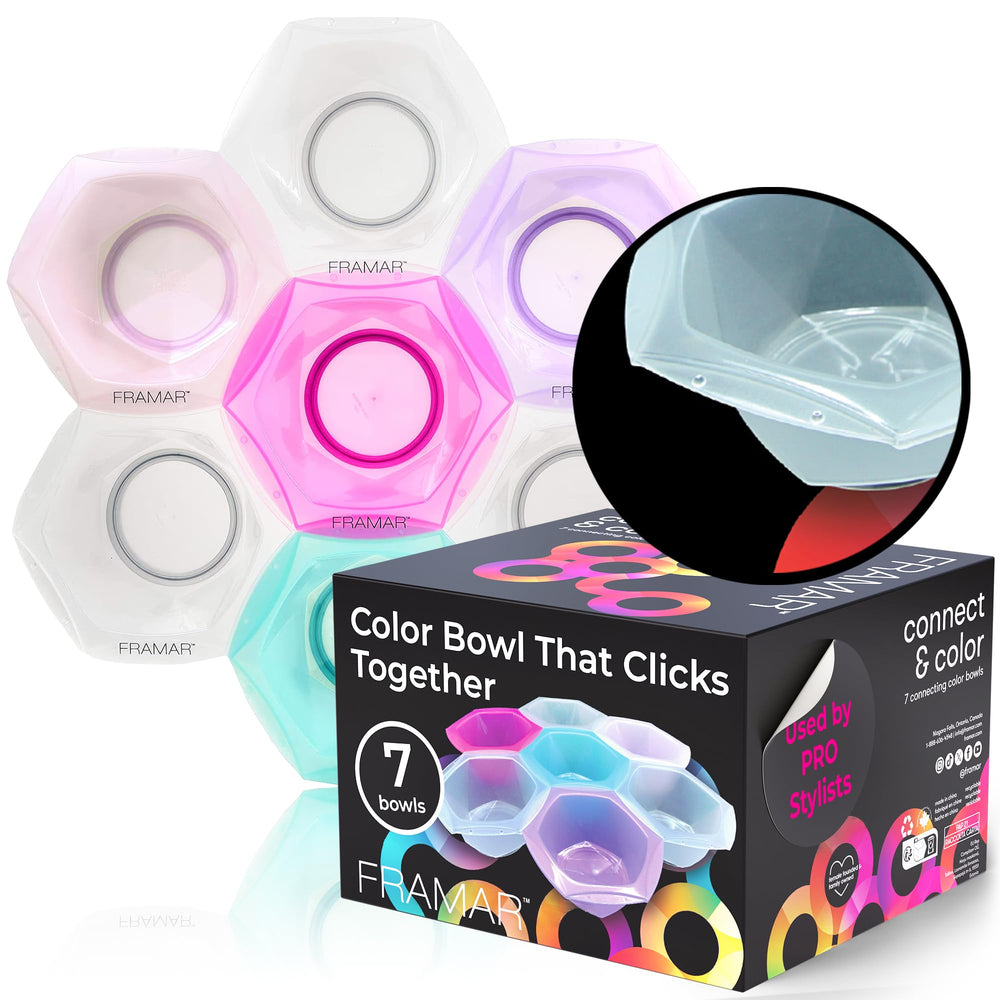 FRAMAR full 7pc set front view showing organized bowls and quick access benefit
