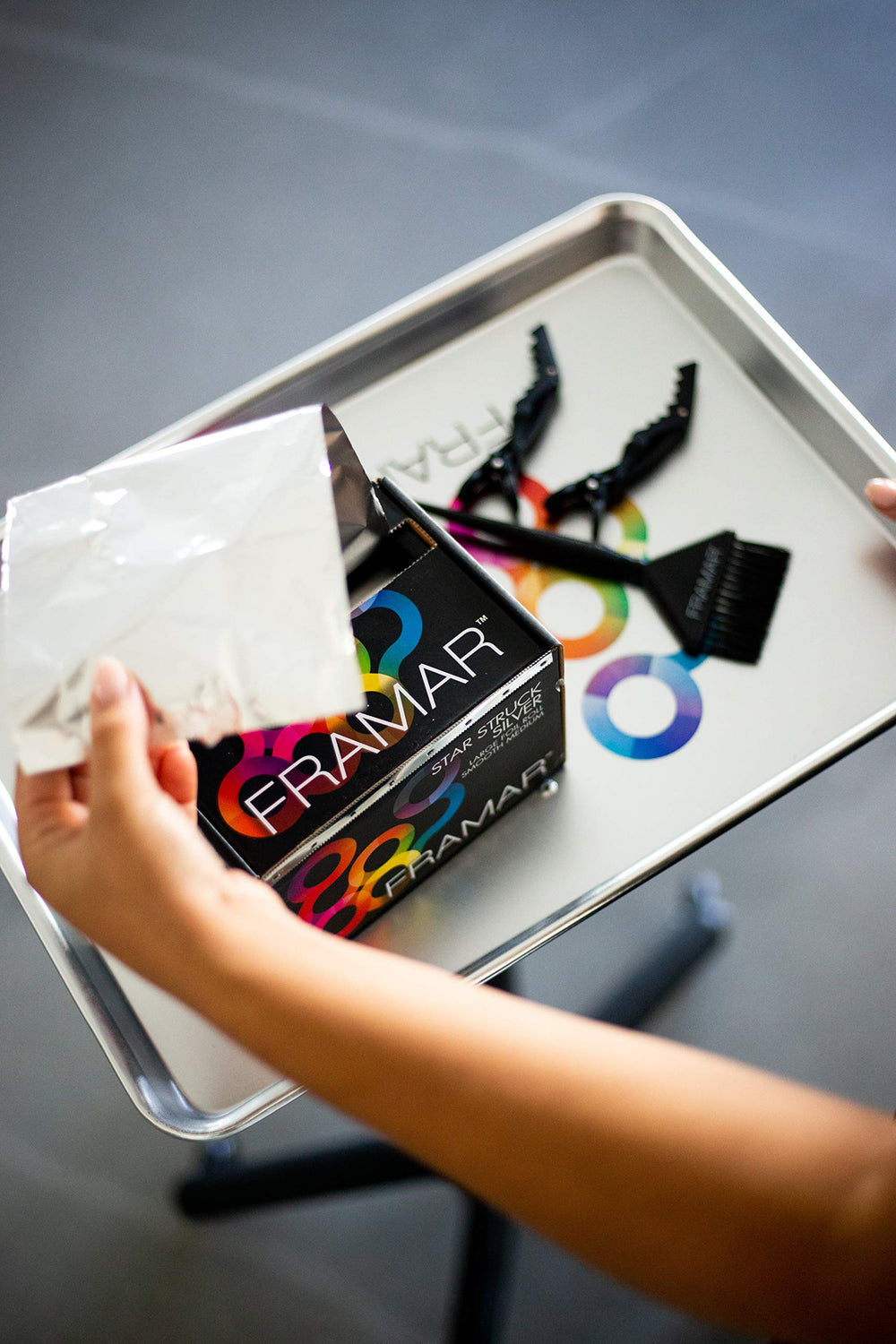 FRAMAR foil close-up texture demonstrating smooth paintable surface
