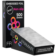 FRAMAR front box view showing foil dispenser and neat packaging benefit