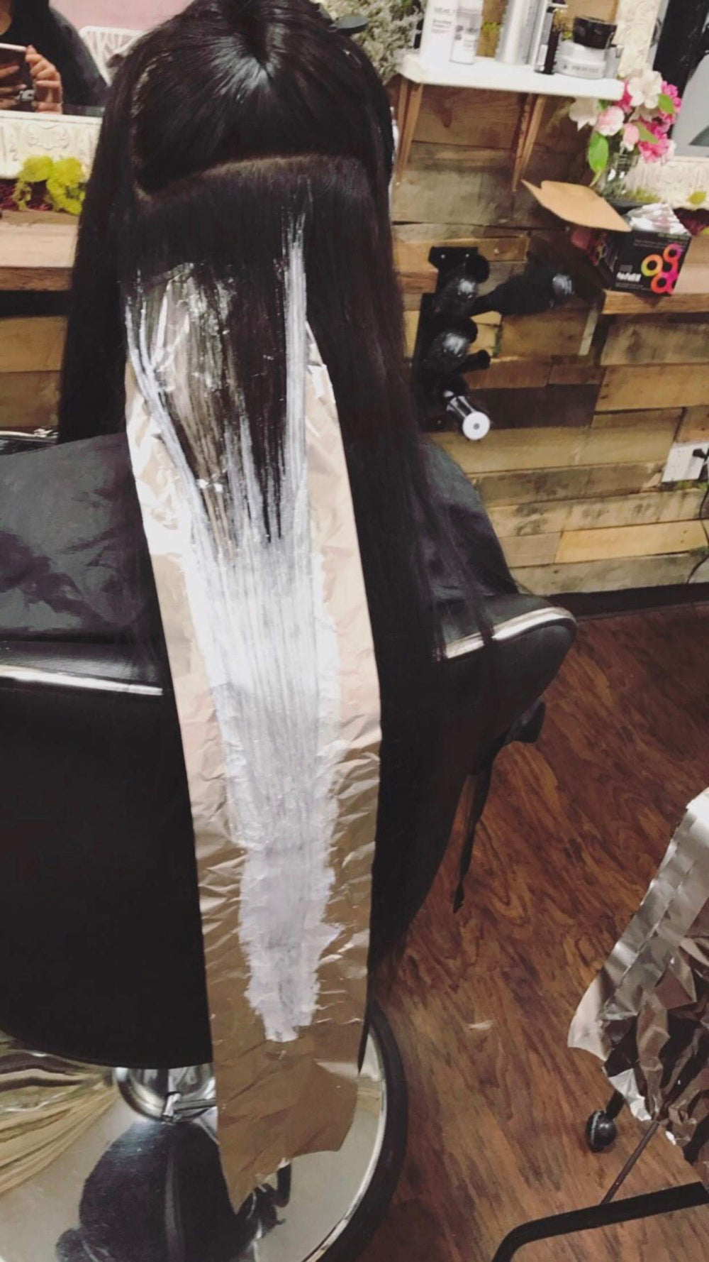 FRAMAR foil in a salon setting used by stylist to speed workflows