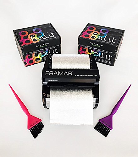 FRAMAR embossed foil texture preventing slip for neater highlights