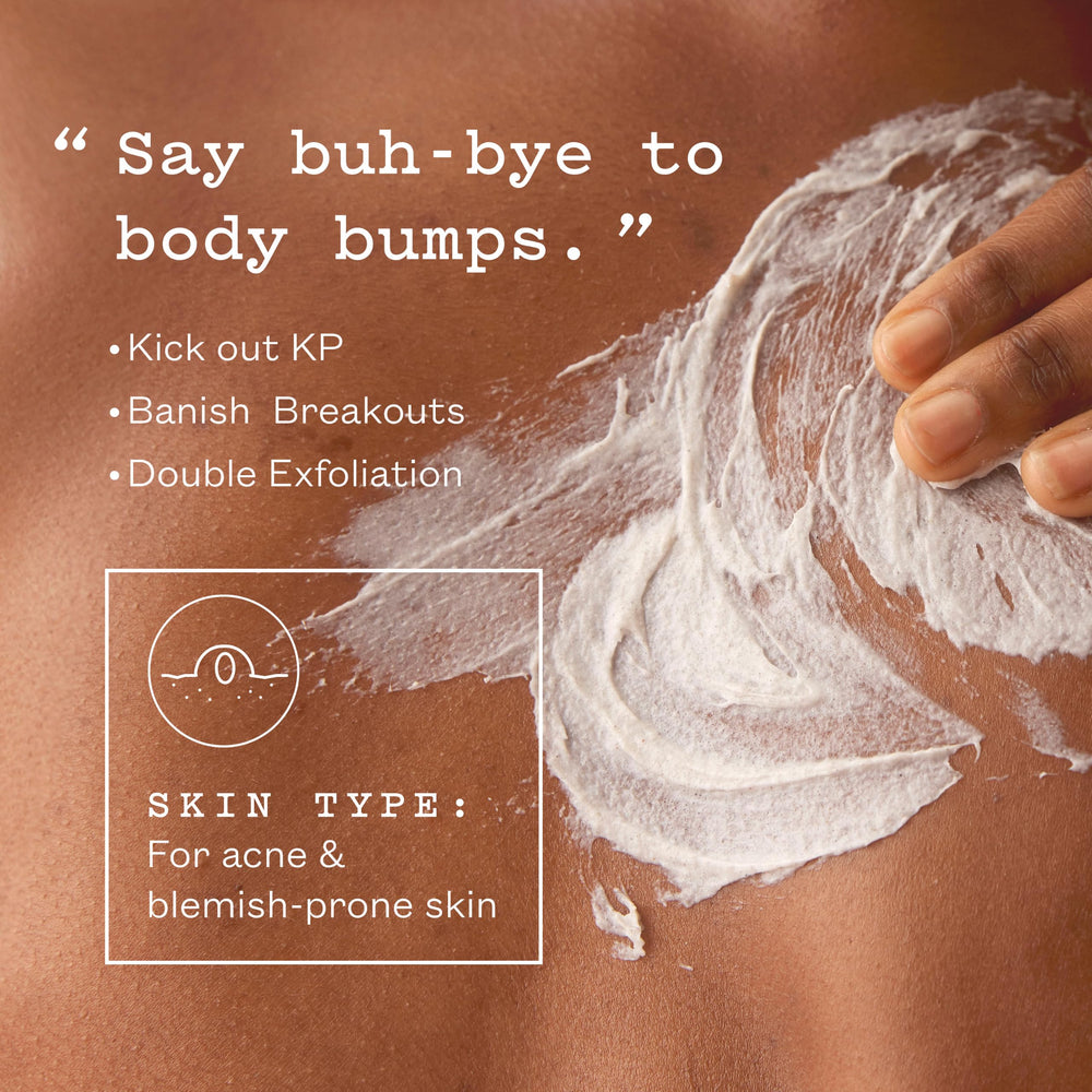 frank body being applied to legs to reduce bumps and ingrowns