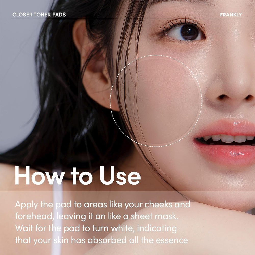 FRANKLY peptide complex graphic illustrating nine peptides and firmer-looking pores benefit