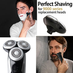 FRASAM SH90 close-up of double-layer blades for smoother shaves