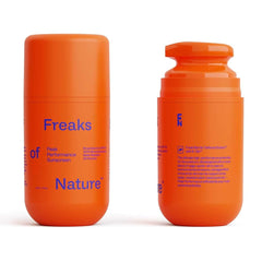 Freaks of Nature front packaging showing SPF 50 and reef-safe benefit