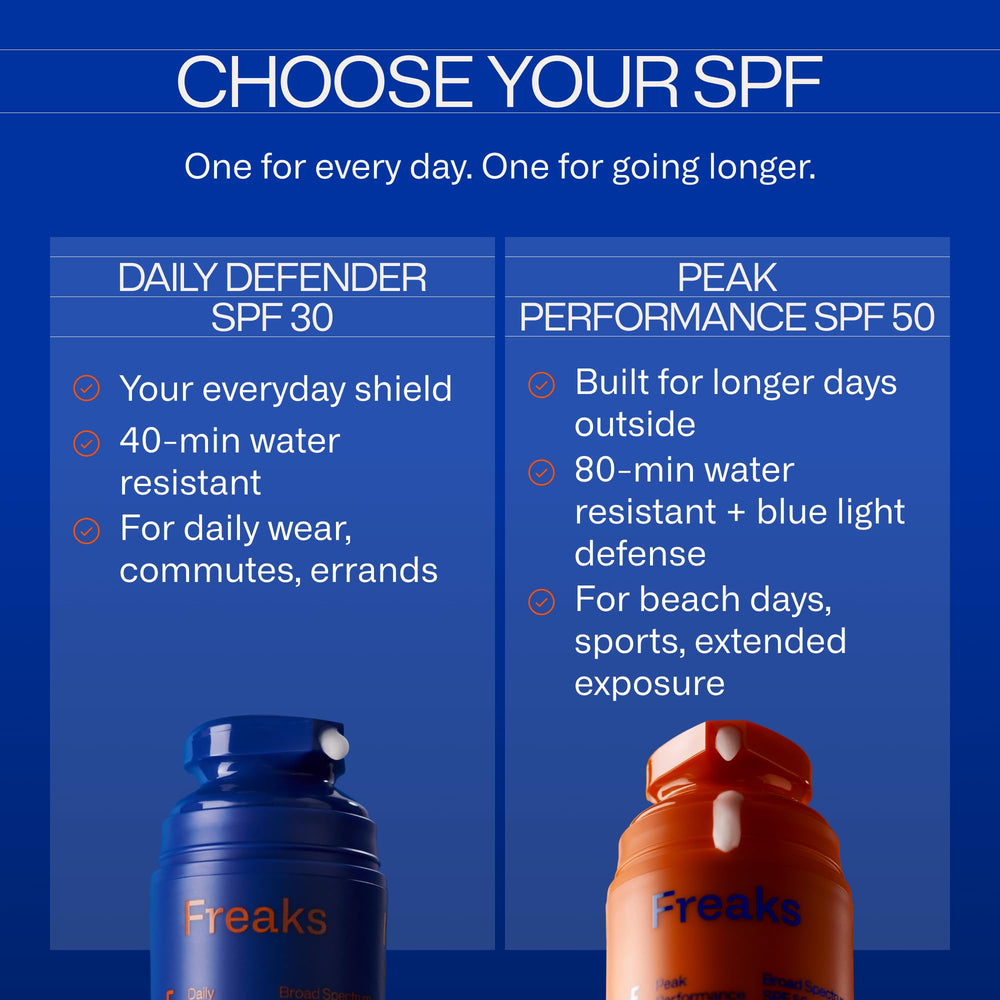 Freaks of Nature ingredient shot featuring red algae and squalane benefits