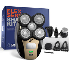 Freebird front view of cordless shaver showing ergonomic grip and controls for comfortable handling