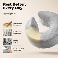 Freebody mounted on mattress showing stable support for face-down relaxation benefit