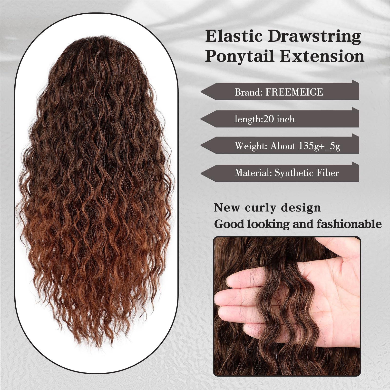 FREEMEIGE worn outdoors demonstrating instant volume and effortless styling for daily wear